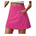 BirdieGirl Clubhouse High Waist A-line Golf Skirt - Hot Pink
