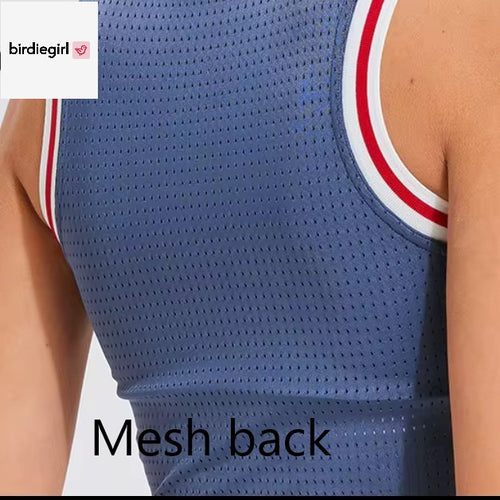 BirdieGirl Courtside Crop Vest - Black