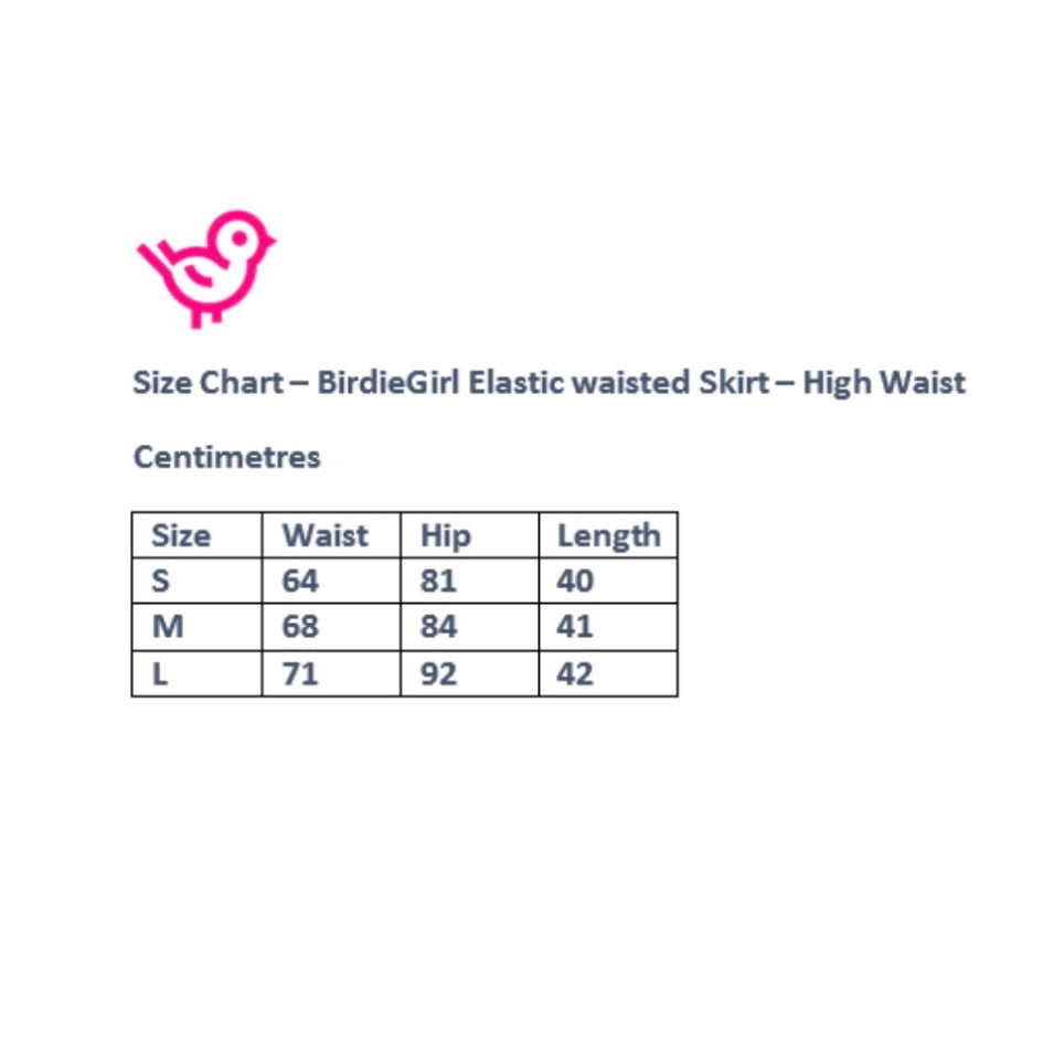 High waist Elastic skirt - Pink