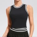 BirdieGirl Courtside Crop Vest - Black